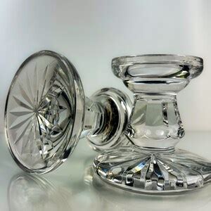 Waterford Crystal Candle Holders Lovely Vintage Home Decor for Mantle or Dinner Table - Etsy