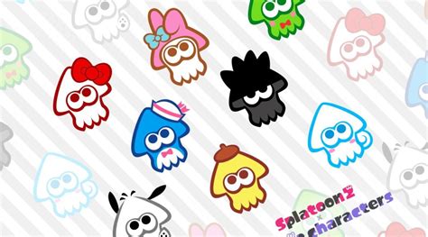 Download This Adorable Splatoon 2 Sanrio Characters Wallpaper