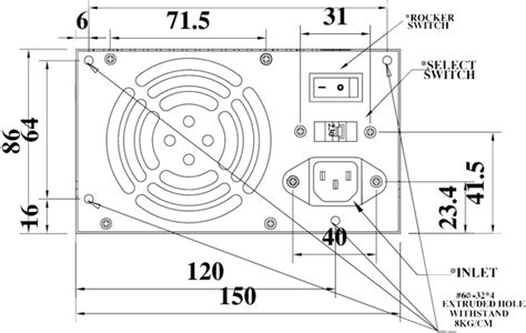 Standard Atx Power Supply Dimensions