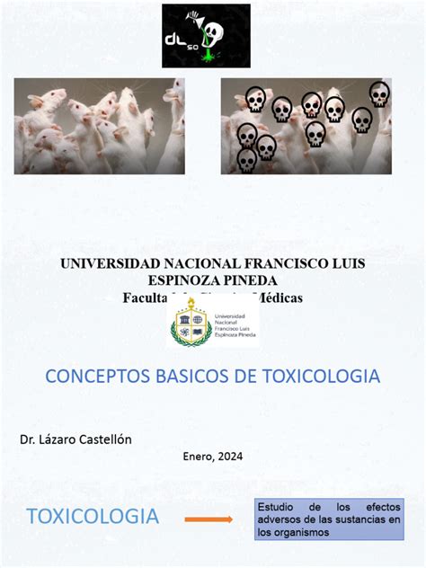 Conceptos Basicos De Toxicologia Pdf Toxicología Toxicidad