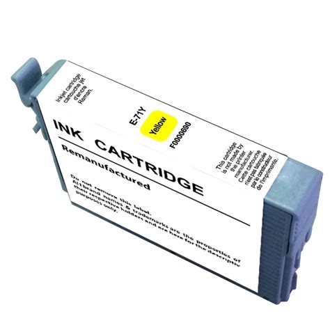 Cartouche Encre Uprint Compatible Epson T Xl Jaune Couleur Jaune En