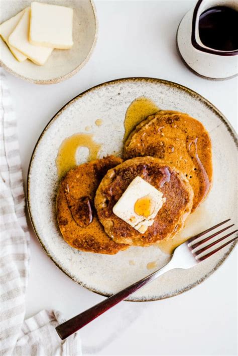 Vegan Sweet Potato Pancakes Gluten Free Salted Plains