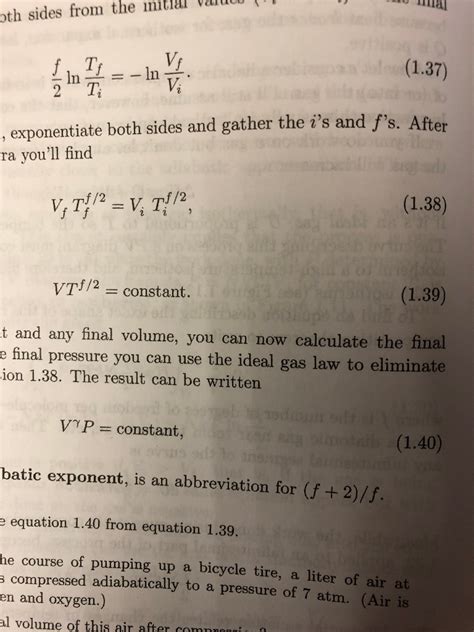 Solved 1 In Class I Indicated That The TdS Equations Were Chegg