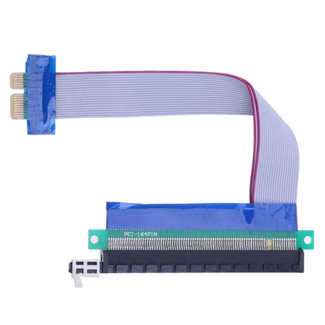 Pci E Express Riser Card 1x To 16x Extender Extension Ribbon Flex Adapter Cable Flexible Riser