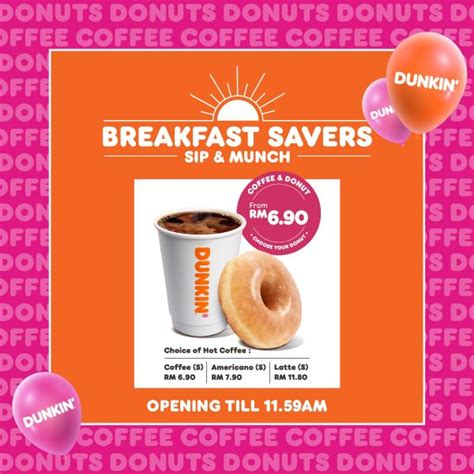 Aug Dunkin Opening Free Donut Promotion At Shell Kelana