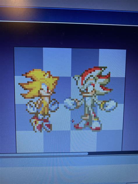 How do I make pixel art in this sonic battle art style? : r/PixelArt