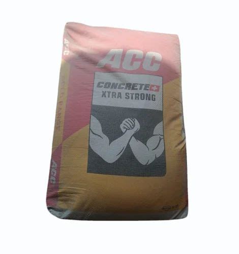 Acc Concrete Plus Xtra Strong Packaging Size Kg At Rs Bag In Patna