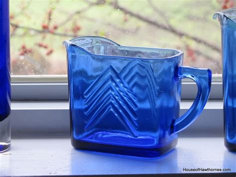 Vintage Blue Glassware - House of Hawthornes