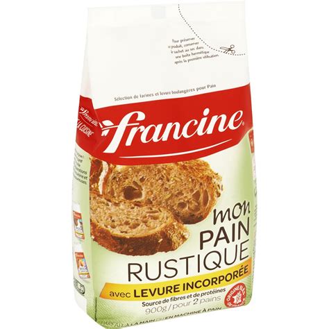 Francine Francine Farine Pour Pain Rustique G Pas Cher Auchan Fr