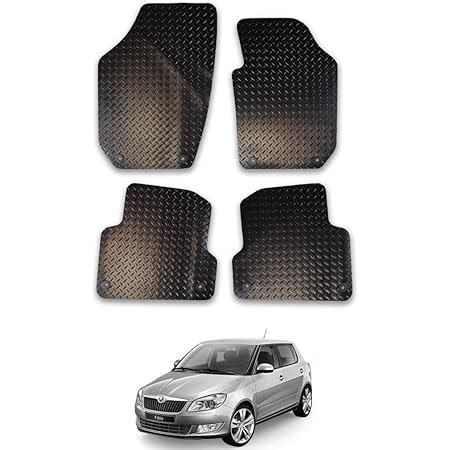 Car Mats For Skoda Fabia 2015 2021 Tailored Fit Rubber Floor Mat Set