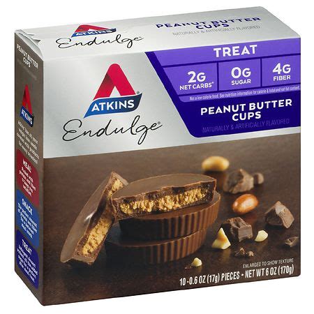 Atkins Peanut Butter Cups Nutrition - Nutrition Pics