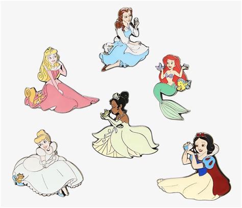 Hot Topic Sitting Disney Princesses Mystery Collection Disney Trading Pin Series Pin Pop