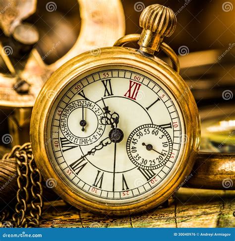 Antique Pocket Watch Stock Photo Image Of Hour Watch