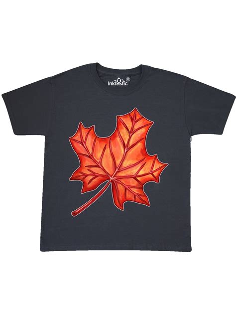 Red Canadian Maple Leaf Youth T Shirt Walmart Walmart