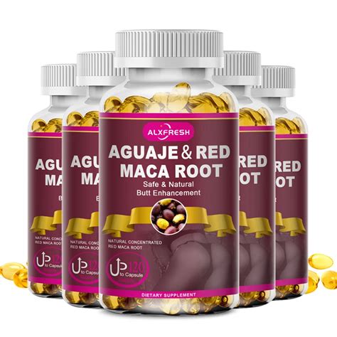 C Psulas De Aguaje De Plantas Naturales Extracto De Redmaca Para Gl