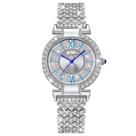 SHARPHY Montre Femme De Marque De Luxe Quartz Diamant Mode Bracelet En