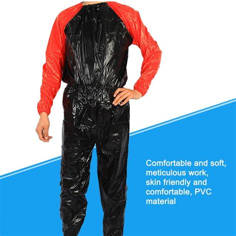 Combinaison de Sauna Anti déchirure ensemble de vêtements en PVC pour