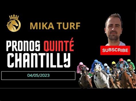 PRONO QUINTÉ DU JOUR MIKA TURF GRATUIT JEUDI 04 MAI 2023 R1 C4