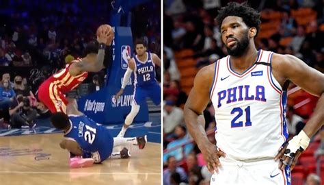 Nba Une Action Tr S Dangereuse De Joel Embiid Fait Scandale