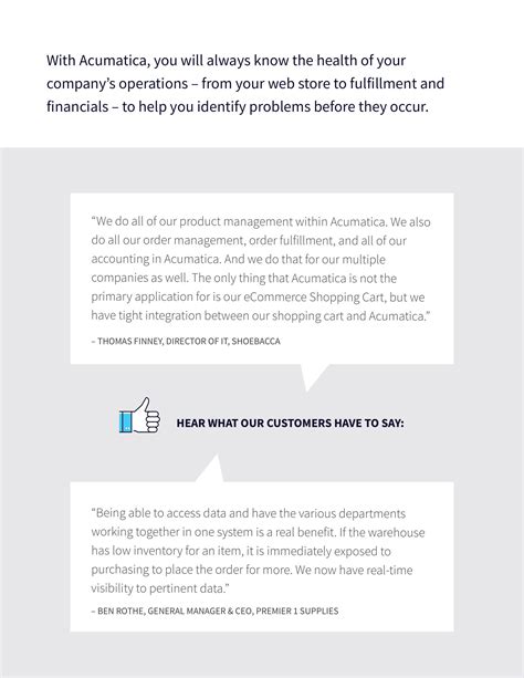 Acumatica Ecommerce For Smart Online Businesses Acumatica Cloud Erp