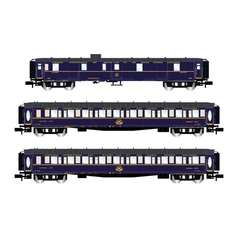 Ciwl Set De Coches Train Bleu Compuesto De Furg N Y Coches