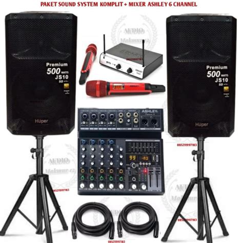 Jual Paket Sound System Huper Js Huper Js Inch Original Plus