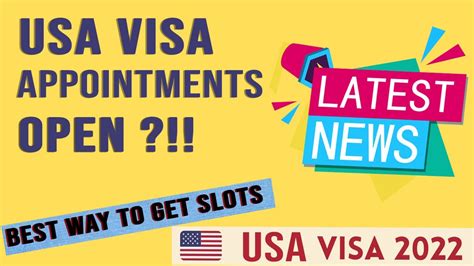 How To Get USA Visa Appointment In 2022 Step By Step Booking Tricks