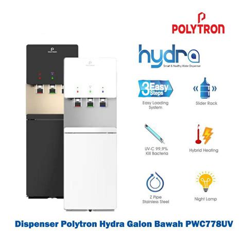 Jual Dispenser Polytron Pwc Pwc Uv Xuv Galon Bawah Low Watt