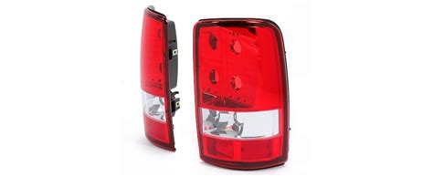 Hecasa Tail Light Pair Compatible With 2000 2006 Chevy Chevrolet Tahoe Gmc Yukon Xl