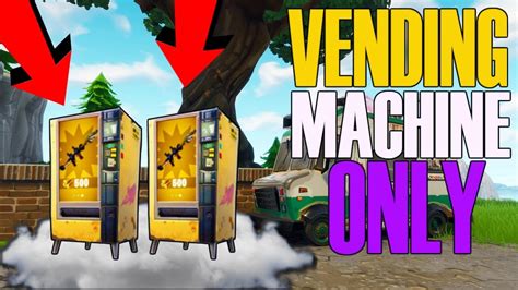 Vending Machine Only Challenge In Fortnite Battle Royale Youtube