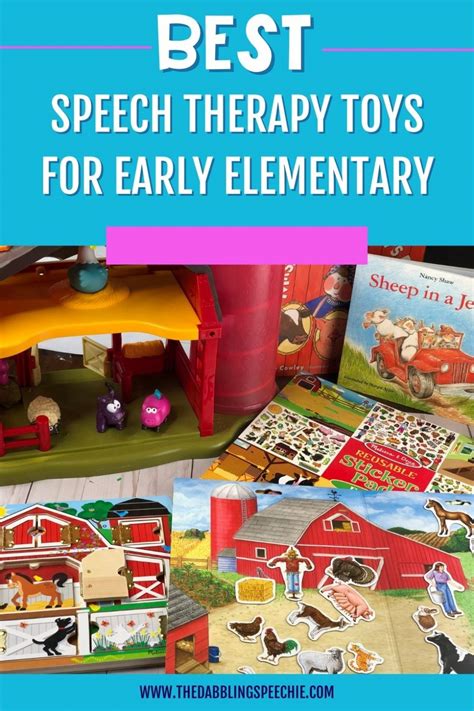 Best Speech Therapy Toys For Early Elementary Thedabblingspeechie