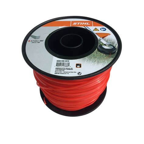 Stihl Fil D Broussailleuse Nylon Carr Mm M Rouge