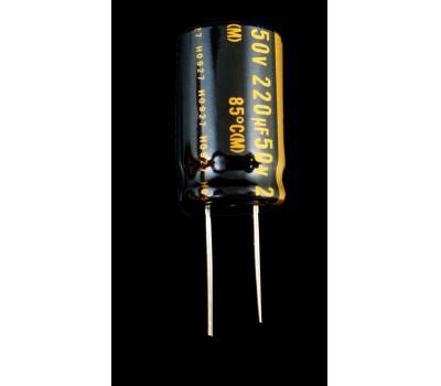 Nichicon Muse 220uF 50V Electrolytic Capacitor KZ Muse Nichicon