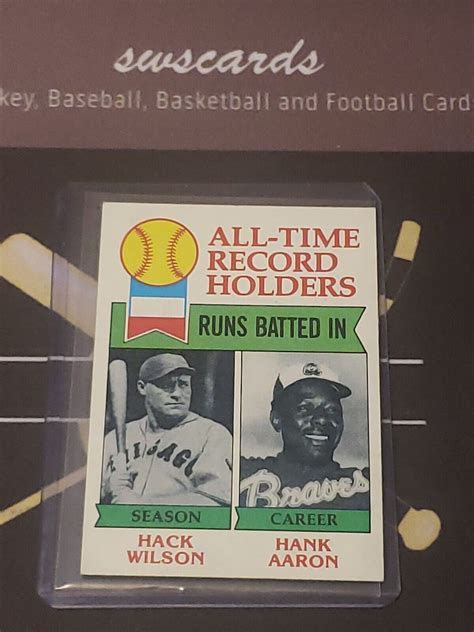 Topps Roger Maris Hank Aaron Ebay