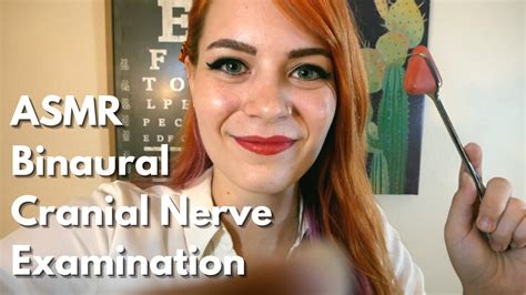 Asmr Binaural Cranial Nerve Examination Soft Spoken Medical Rp Youtube