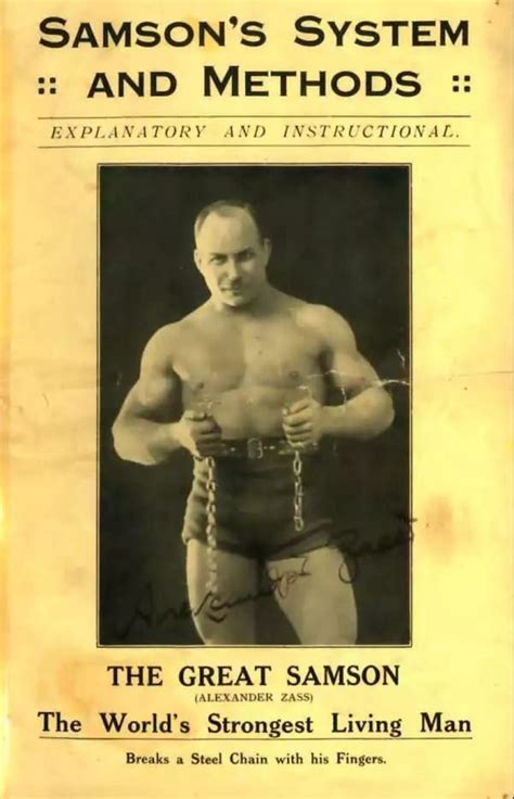 The Story Of Circus Athlete Alexander Zass Russian Iron Samson