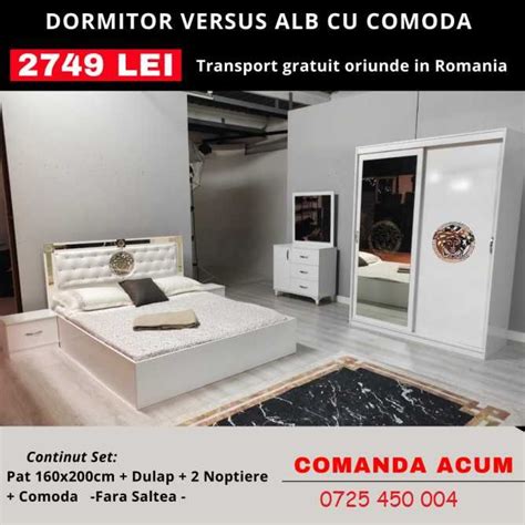 Dormitor Lux Versace Complet Transport Gratuit Bucuresti Sectorul 3