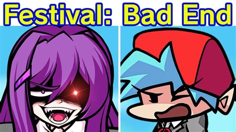 Friday Night Funkin Festival Bad Ending Doki Doki Bad Ending Triple