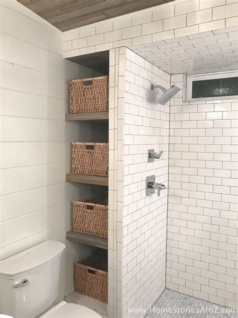 How To Build Built In Shelves In Bathroom Rispa