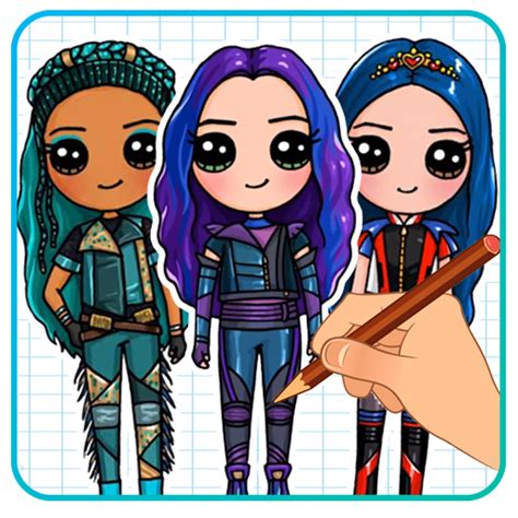 how to draw descendants