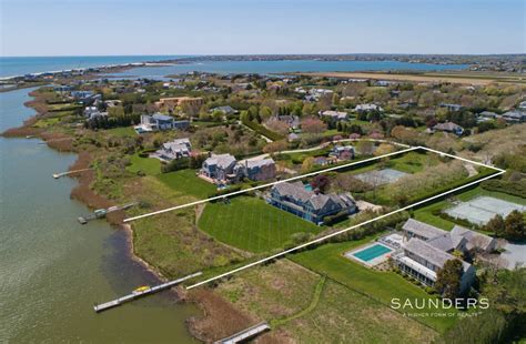 Bridgehampton Waterfront With Dock Tennis And Ocean Views Happening