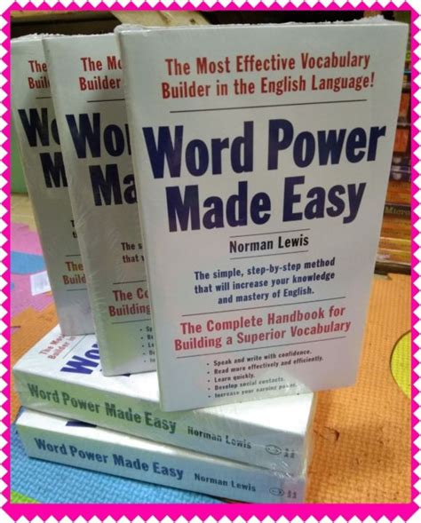 Word Power Made Easy By Norman Lewis Lazada Ph