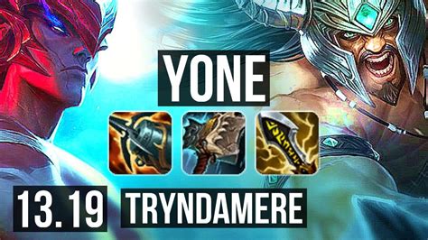 Yone Vs Trynda Top 1500 Games 1 4m Mastery Godlike Na Master