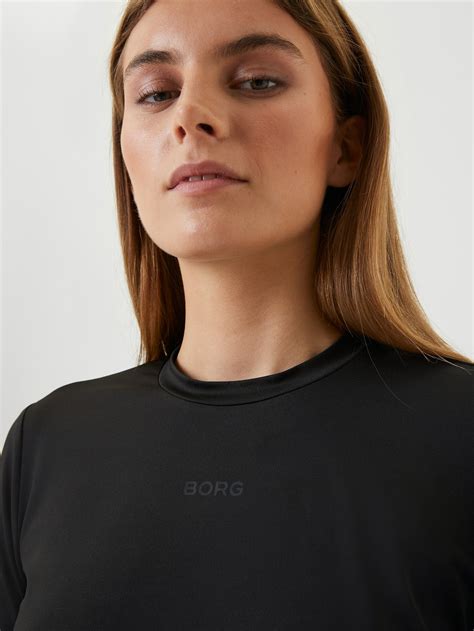 Borg Long Sleeve T Shirt Black Beauty Björn Borg