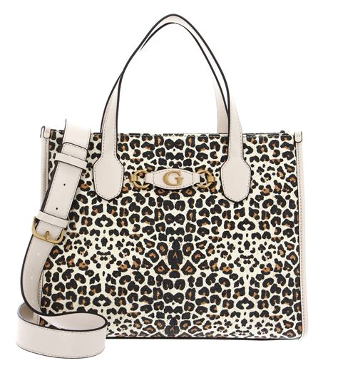 Guess Handtasche Izzy Compartment Tote Leopard Modeherz