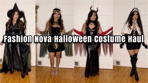 Fashion Nova Halloween Costumes Haul Youtube