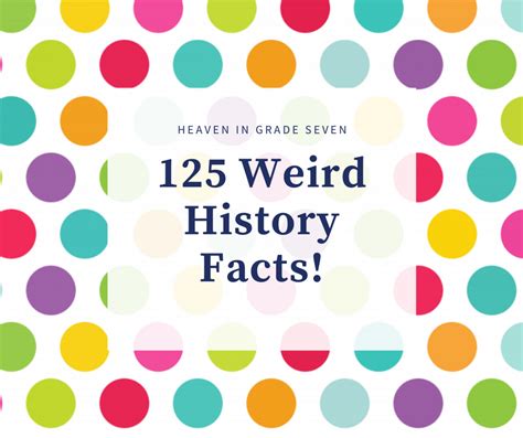 125 Weird History Facts!