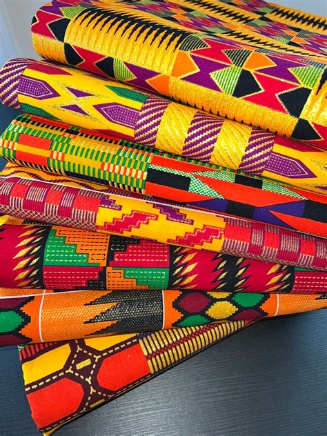 High Quality African Fabric Sold Per Yard Brown 100 Cotton Sold Per