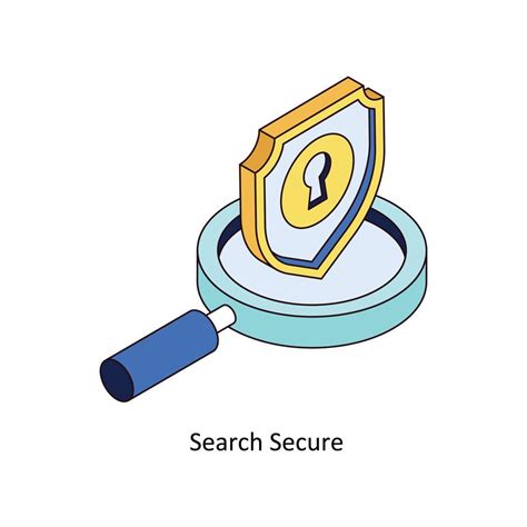 Search Secure Vector Isometric Icons Simple Stock Illustration 21500500 Vector Art At Vecteezy