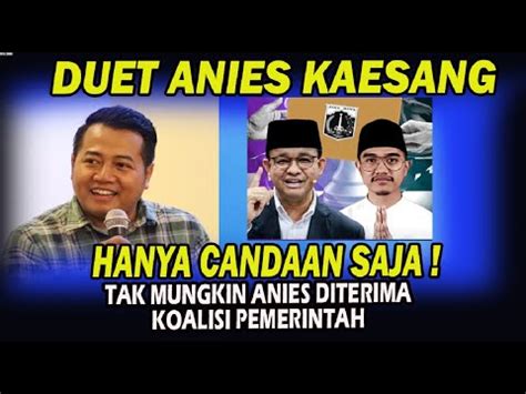 Adi Prayitno Sebut Duet Anies Dengan Kaesang Hanyalah Bercanda Saja